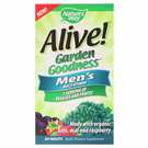 Alive! Garden Goodness Men's Multivitamin- Veggie Fruit Blend 60 Tablets Yeast Free by Nature's Way