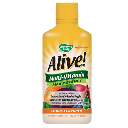 Alive MultiVitamin Liquid 30 Oz by Natures Way