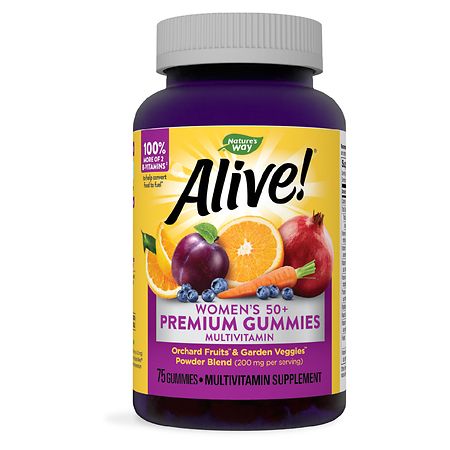 Alive! Women's 50+ Premium Multivitamin Gummies - 75.0 ea