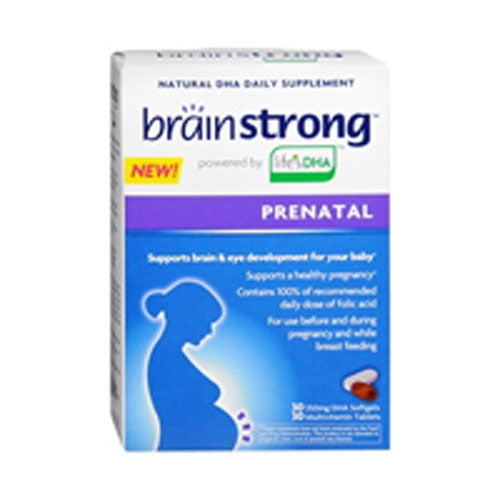 Brainstrong Prenatal Multivitamin Plus Dha Tablets And Liquid Gels 30 each by iHealth Inc