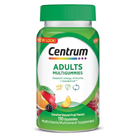 Centrum Adult Multivitamin/Multimineral Gummies Supplement With Antioxidants - 110.0 ea