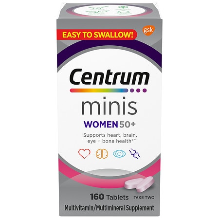Centrum Minis Women 50+ Multivitamin Tablets - 160.0 ea