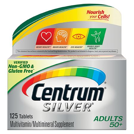 Centrum Silver Adult Age 50+, Complete Multivitamin Supplement Tablet - 125.0 ea