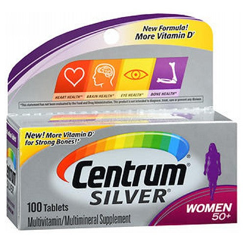 Centrum Silver Women 50+ 100 Tabs by Centrum