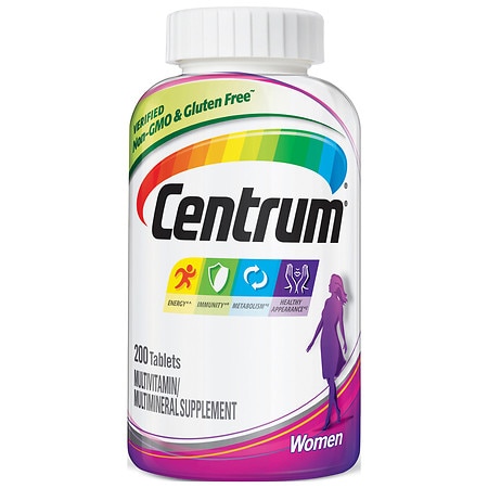 Centrum Women Complete Multivitamin & Multimineral Supplement Tablet - 200.0 ea
