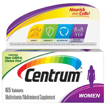 Centrum Women Complete Multivitamin & Multimineral Supplement Tablet - 65.0 ea