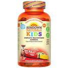 Complete Kids Multivitamins Grape Orange and Cherry - 180 Gummies Yeast Free by Sundown Naturals