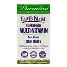Earth's Blend Superfood Multivitamin 30 Vegetarian Capsules Yeast Free by Paradise Herbs