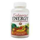 Enhanced Energy Whole Food Multivitamin 60 Chewables Yeast Free by Kal