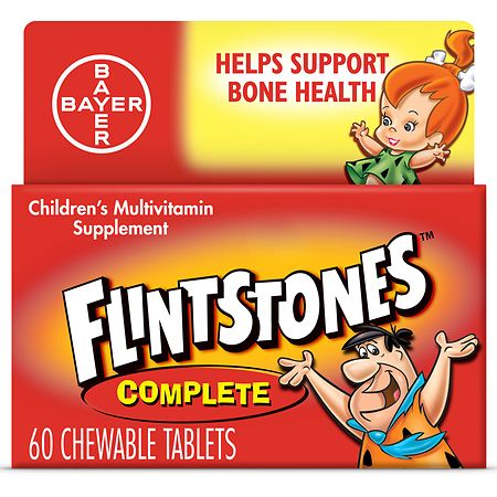 Flintstones Children's Complete Chewable Multivitamin Fruit Flavors - 60.0 ea