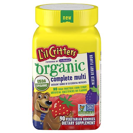 L'il Critters Organic Complete Multivitamin Gummies for Kids - 90.0 ea