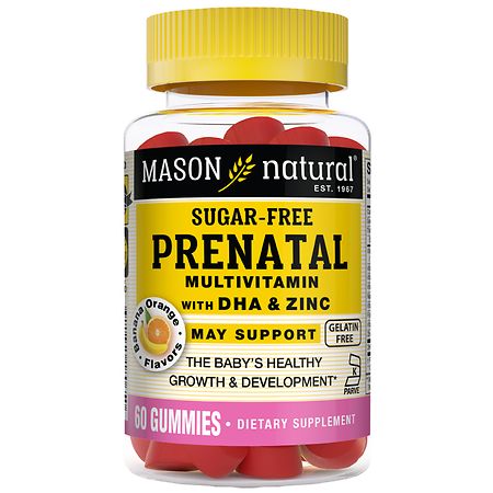 Mason Natural Sugar Free Prenatal Multivitamin DHA + Zinc - 60.0 ea