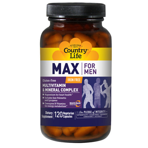 Max For Men MaxiSorb 120 Vcaps by Country Life