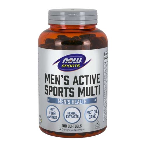 Mens Active Sports Multi 180 sgels by Now Foods