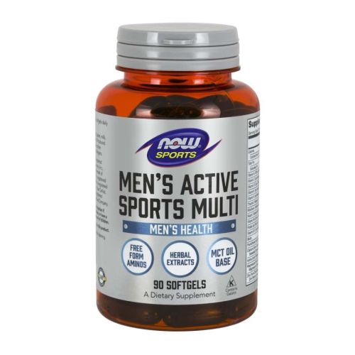 Mens Active Sports Multi 90 sgels by Now Foods