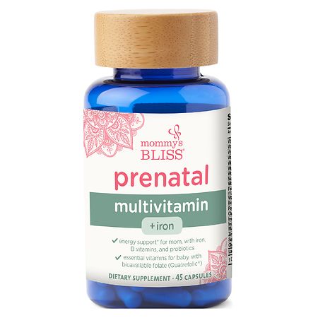 Mommy's Bliss Prenatal Multivitamin + Iron Capsules - 45.0 ea