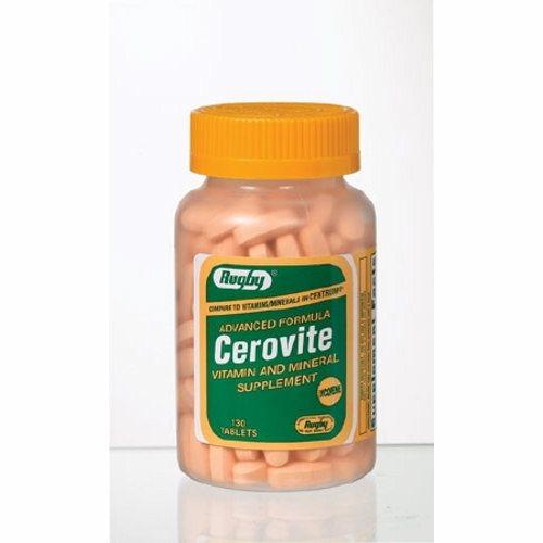 Multivitamin Supplement Cerovite Vitamin A / Cholcalciferol / Calcium 3500 IU 400 IU 200 mg Stre 130 Count by Major Pharmaceuticals