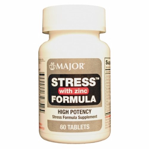 Multivitamin Supplement Major Stress Ascorbic Acid / Vitamin B / Vitamin B1 / Vitamin B2 Vitamin 60 Tabs by Major Pharmaceuticals