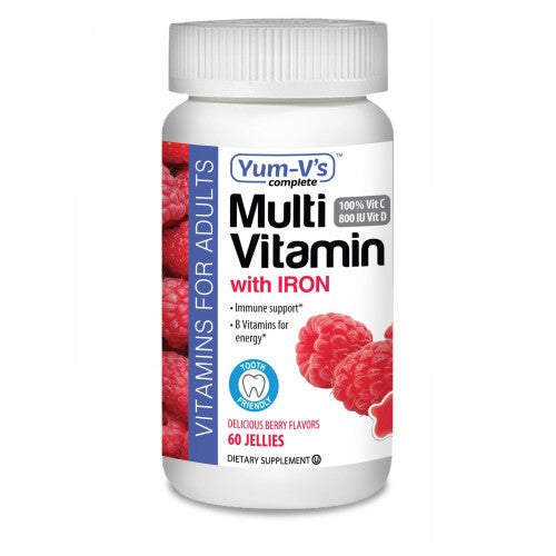Multivitamin with Iron for Adults 60 Count by Dulce Probiotics