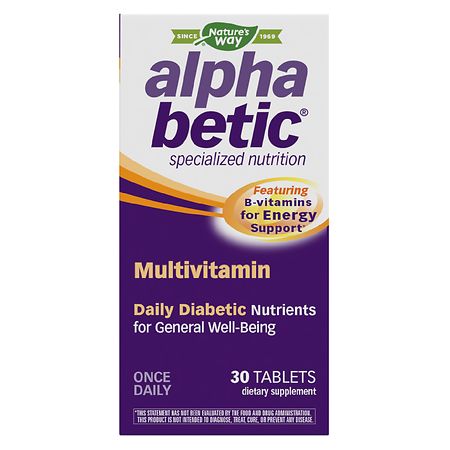 Nature's Way Alpha Betic Multivitamin Tablets - 30.0 EA