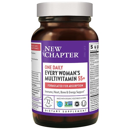New Chapter Every Woman's One Daily 55+, Multivitamin for Women - 72.0 ea
