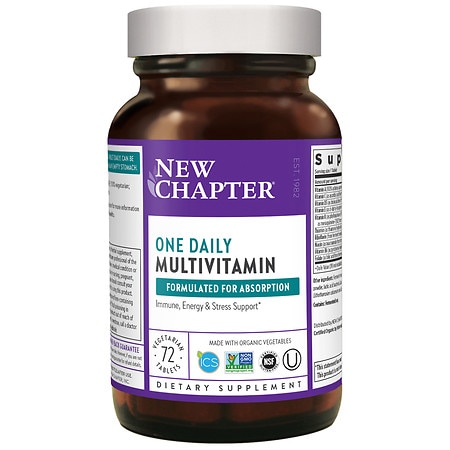 New Chapter Only One Multivitamin, Tablets - 72.0 ea