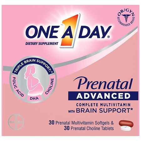One A Day Prenatal Advanced Multivitamin - 60.0 ea