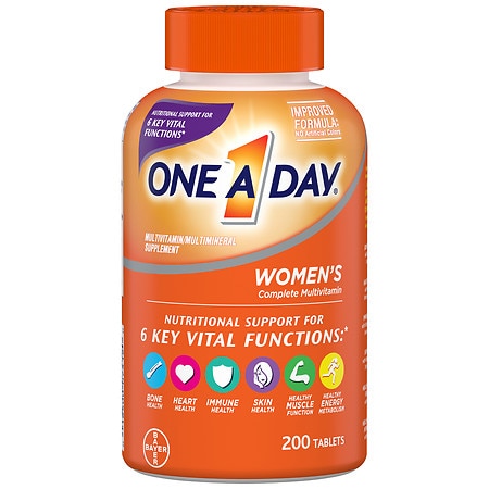 One A Day Women's Complete Multivitamin Tablets - 200.0 ea