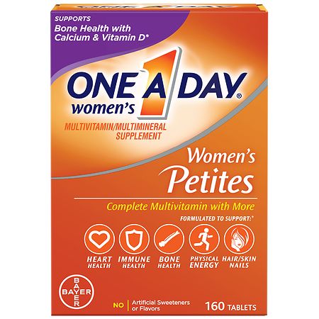 One A Day Women's Petites, Multivitamin Tablets - 160.0 ea