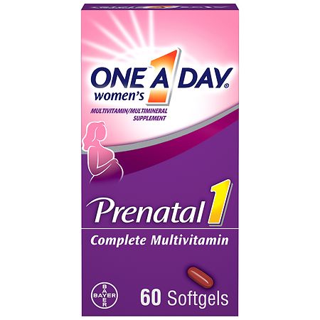 One A Day Women's Prenatal 1 Multivitamins - 60.0 ea