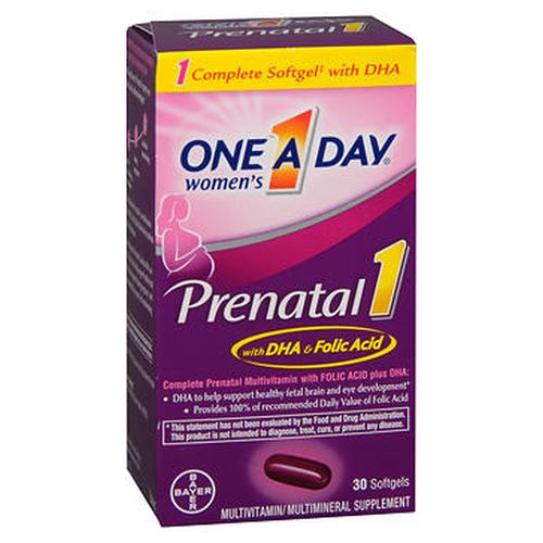 One A Day Womens Prenatal 1 Softgels 30 Caps by Bayer
