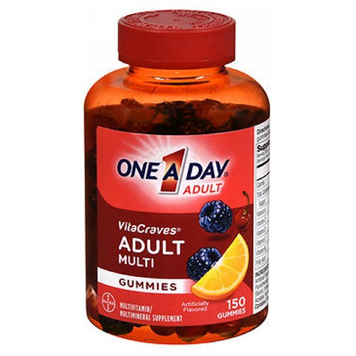 OneADay VitaCraves Adult Multivitamin Gummies 150 Each by Bayer