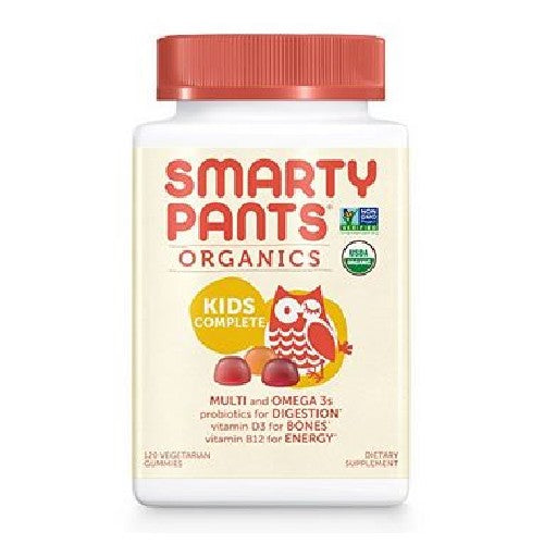 Organic Kids Complete Multivitamins 120 Gummies by SmartyPants