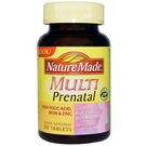 Prenatal Multivitamins 90 Tablets Yeast Free by Nature Made