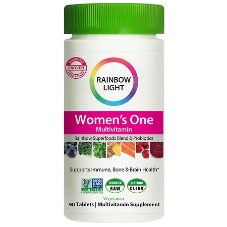 Rainbow Light Women's One, Once-daily, High Potency Multivitamin Supplement for Women - 90.0 ea