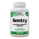 Sentry Multivitamin Multimineral Supplement 300 Tablets Yeast Free by 21st Century