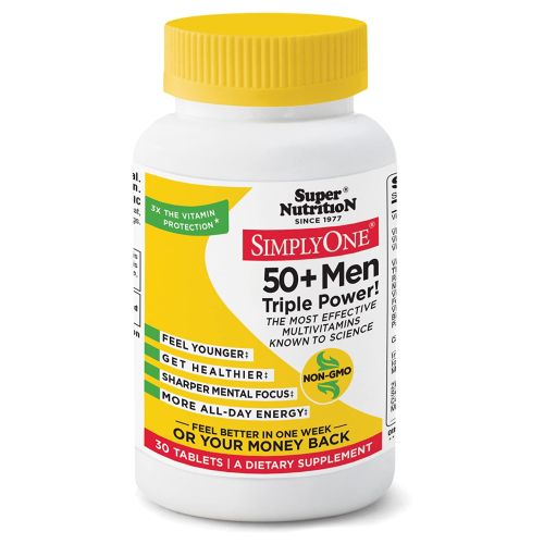 Simplyone 50 + Men 30 Tabs by Super Nutrition