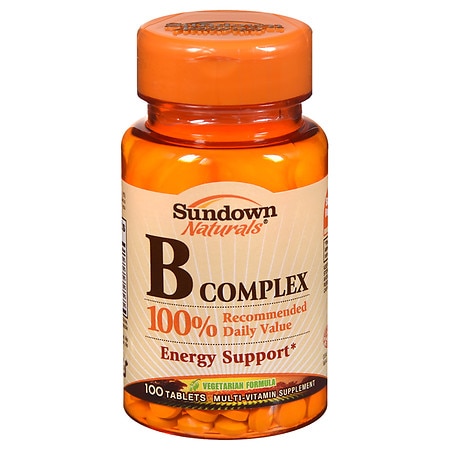 Sundown Naturals B Complex Multivitamin Supplement Tablets - 100.0 ea
