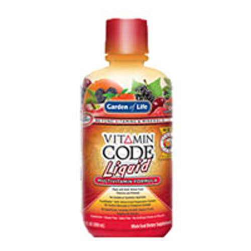 Vitamin Code Liquid Multivitamin Formula Fruit Punch Flavor 30 oz by Garden of Life