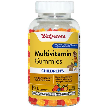 Walgreens Children's Multivitamin Gummies Cherry, Mixed Berry, Orange, Pineapple - 190.0 ea