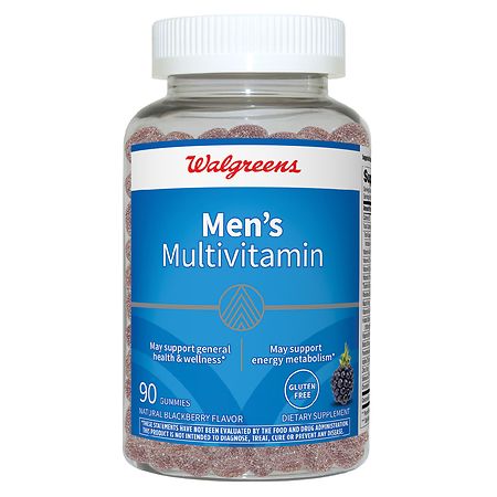 Walgreens Men's Multivitamin Gummies Blackberry - 90.0 ea