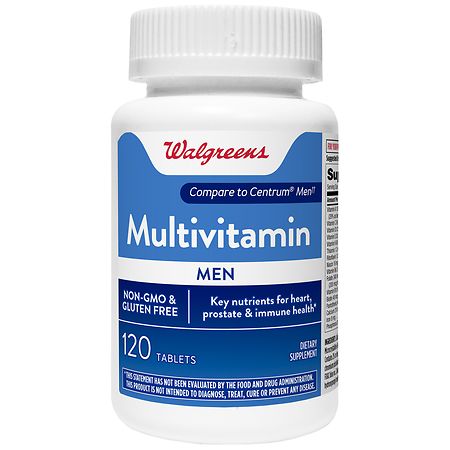 Walgreens Men's Multivitamin Tablets - 120.0 ea