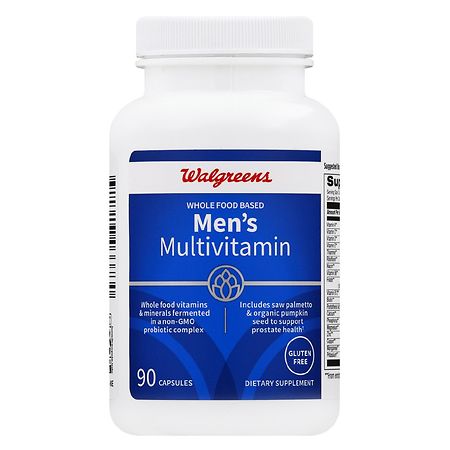 Walgreens Men's Whole Food Multivitamin - 90.0 ea