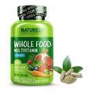 Whole Food Multivitamin for Men 240 Vegetarian Capsules Yeast Free by NATURELO